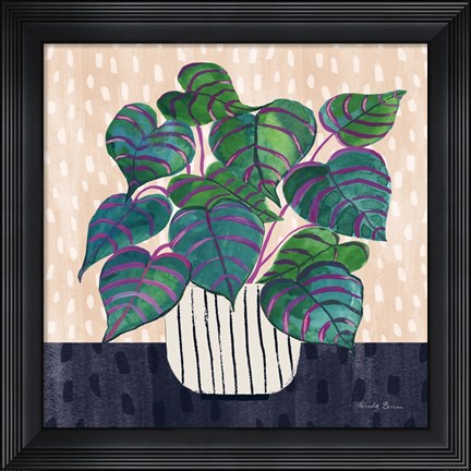 Framed Potted Jewels I Abstract Print
