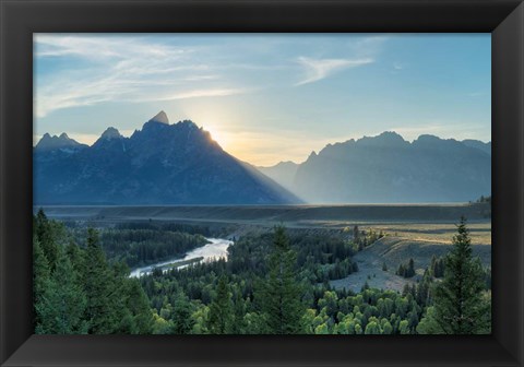 Framed Snake River Overlook Color Print