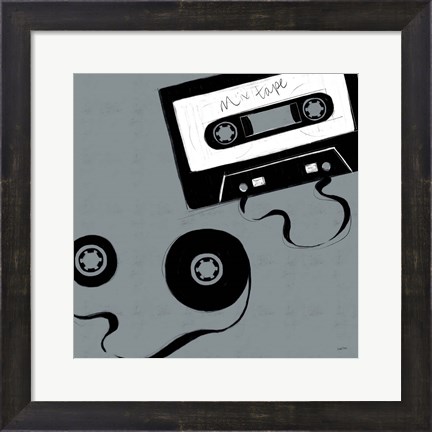 Framed Musical Abstract IV Print