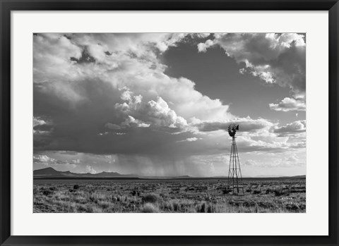 Framed New Mexico Monsoon Rains Print