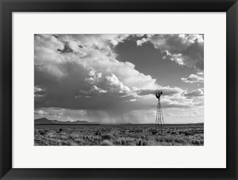 Framed New Mexico Monsoon Rains Print