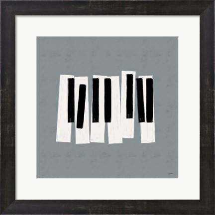 Framed Musical Abstract III Print
