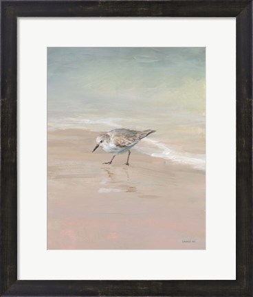 Framed Shorebirds on the Sand III Print