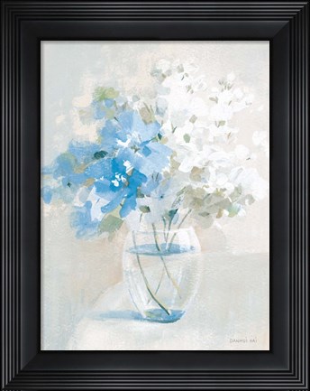Framed Vintage Bouquet I Print