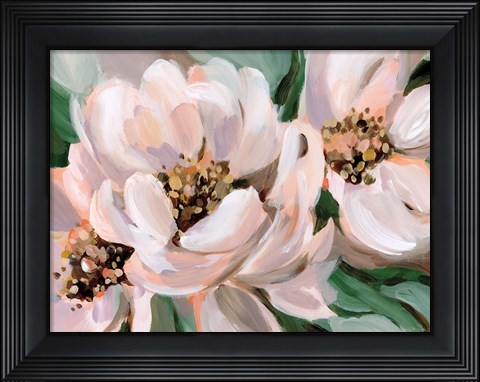 Framed Blush Peonies Print