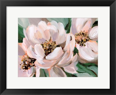 Framed Blush Peonies Print