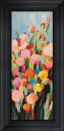 Framed Vivid Flowerbed I Print
