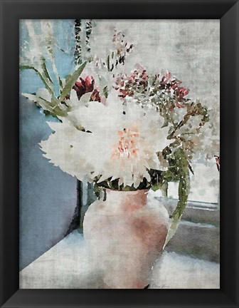 Framed Watercolor Vase 1 Print