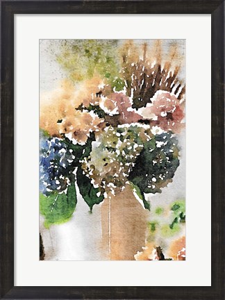 Framed Watercolor Vase 2 Print