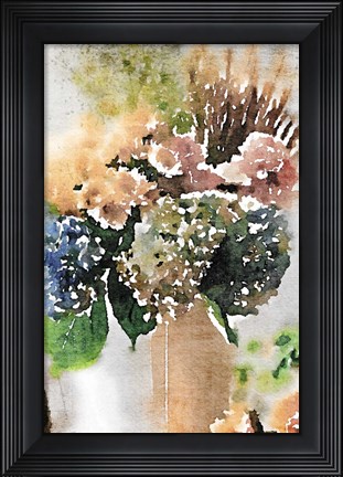 Framed Watercolor Vase 2 Print