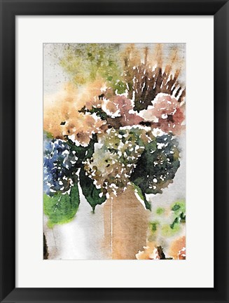 Framed Watercolor Vase 2 Print