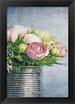 Framed Watercolor Vase 3 Print