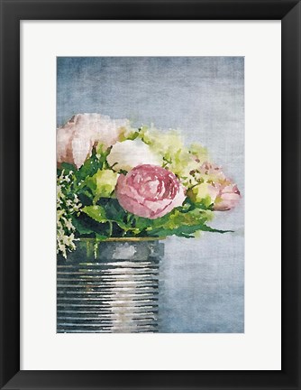 Framed Watercolor Vase 3 Print