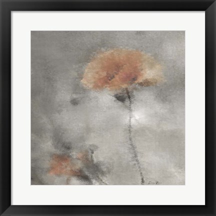 Framed Two Poppies 2 Print