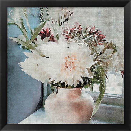 Framed Watercolor Vase 1 Print