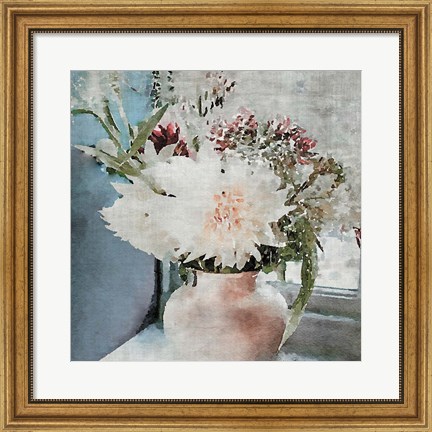 Framed Watercolor Vase 1 Print