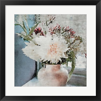 Framed Watercolor Vase 1 Print