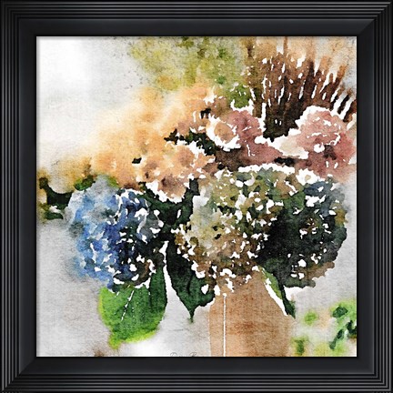 Framed Watercolor Vase 2 Print