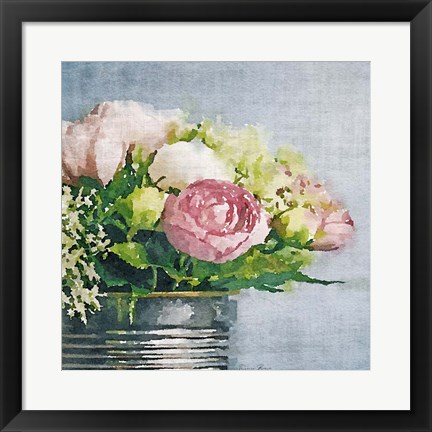 Framed Watercolor Vase 3 Print