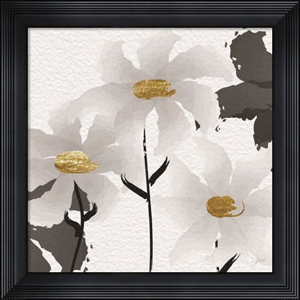 Framed Watercolor Florals 2 Print