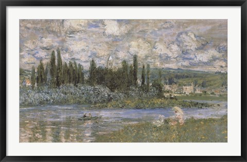 Framed Vertheuil Sur Seine Print