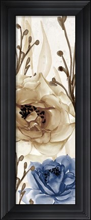 Framed Blue Notes Panel 1 Print