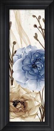 Framed Blue Notes Panel 2 Print