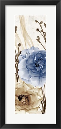 Framed Blue Notes Panel 2 Print