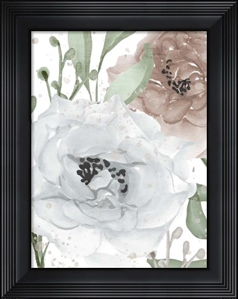 Framed Floral Bloom Panel 1 Print