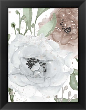 Framed Floral Bloom Panel 1 Print
