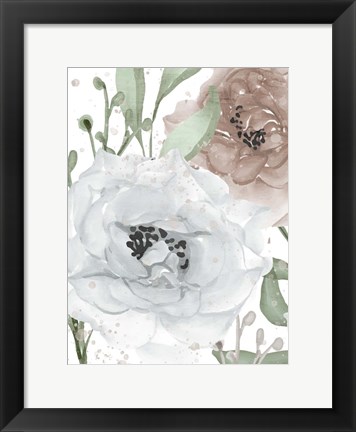 Framed Floral Bloom Panel 1 Print