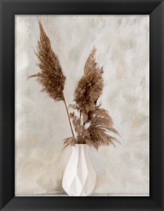 Framed Pampass Vase Print