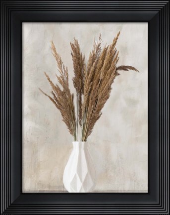Framed Pampass Vase 2 Print