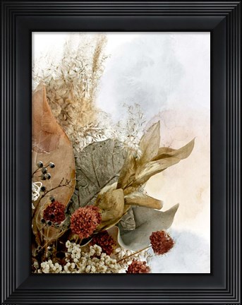Framed Harvest Floral Print