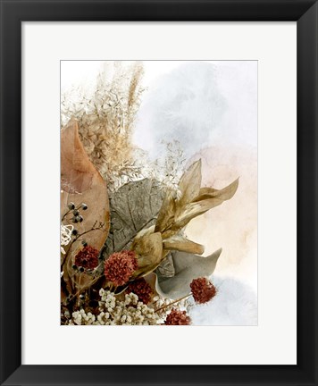 Framed Harvest Floral Print