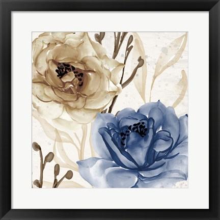 Framed Blue Notes 2 Print