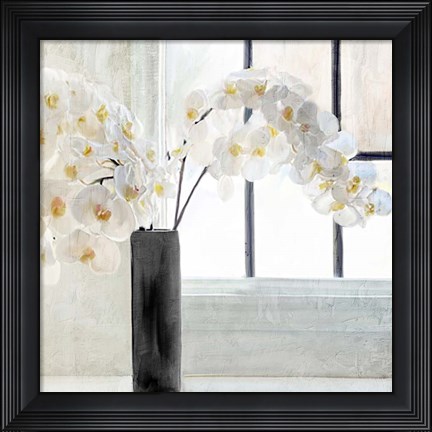 Framed Orchid Window Print