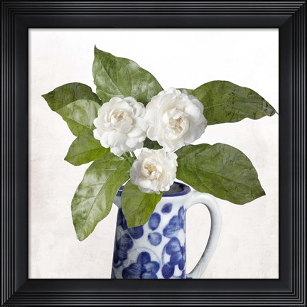 Framed Printed Vase 2 Print