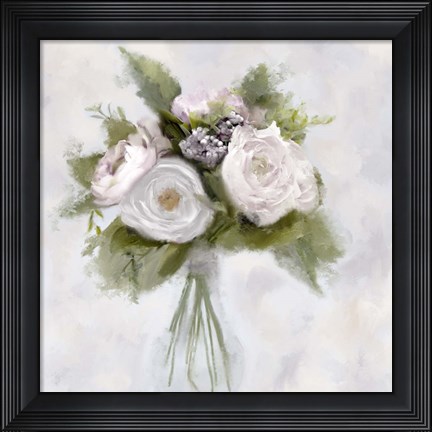 Framed Peonies Print