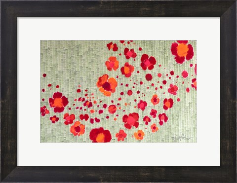 Framed Dreamtime Flower Meadow Print