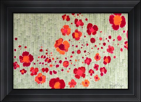 Framed Dreamtime Flower Meadow Print