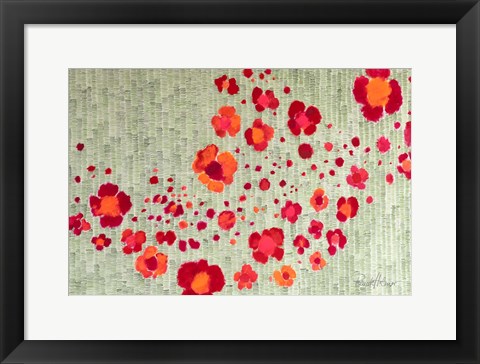 Framed Dreamtime Flower Meadow Print