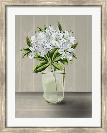 Framed Lovely Bouquet 3 Print