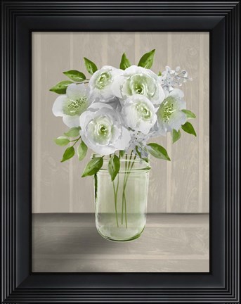 Framed Lovely Bouquet 4 Print