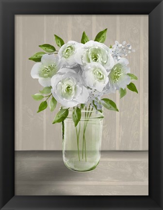 Framed Lovely Bouquet 4 Print