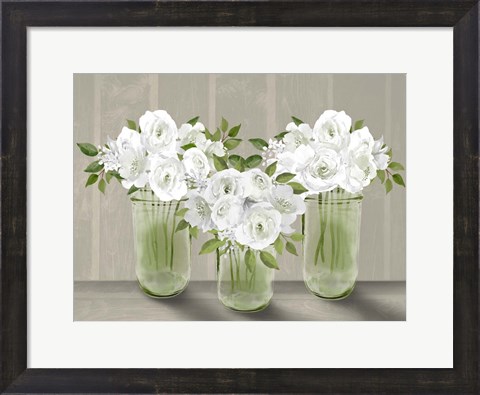 Framed Lovely Bouquet 5 Print