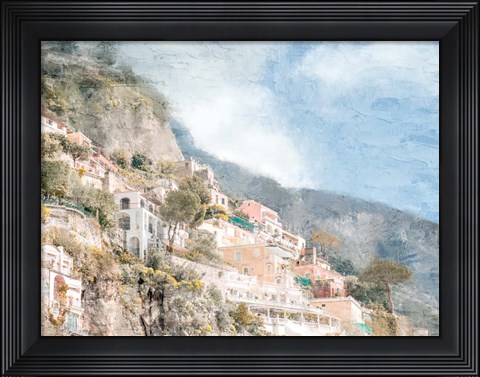 Framed Amalfi Coast Print
