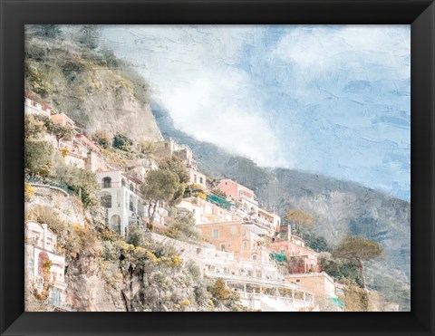 Framed Amalfi Coast Print