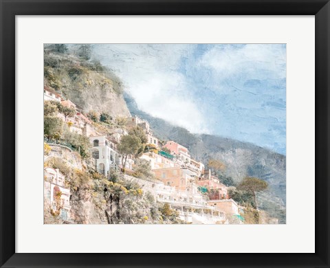 Framed Amalfi Coast Print