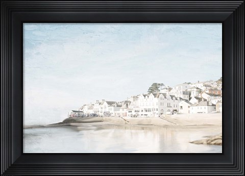 Framed Edge Of The Water Print